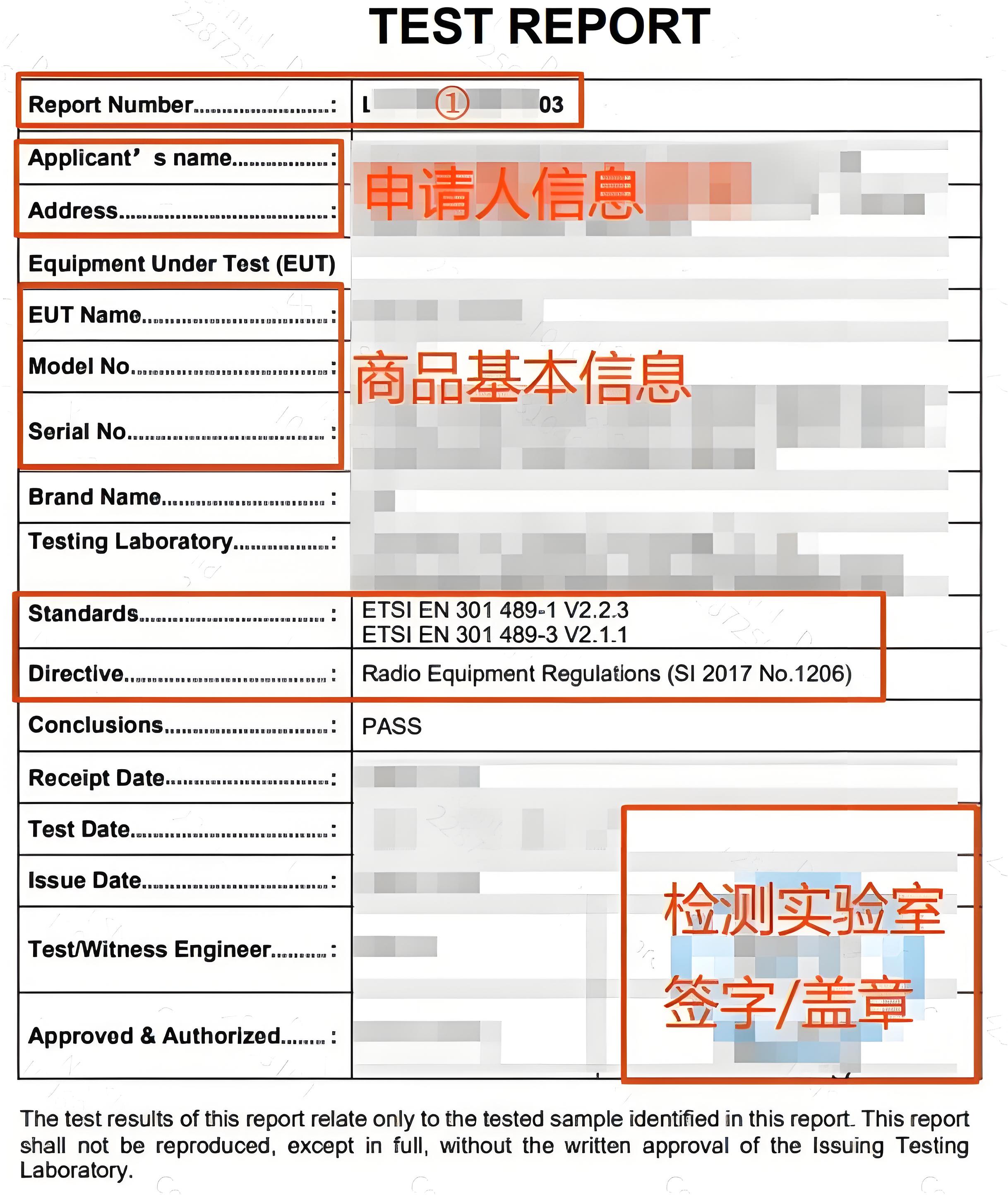 TEST REPORT